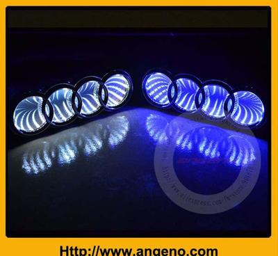 angeno 奥迪3D车标灯 立体三维车标灯 尾标灯 lec
